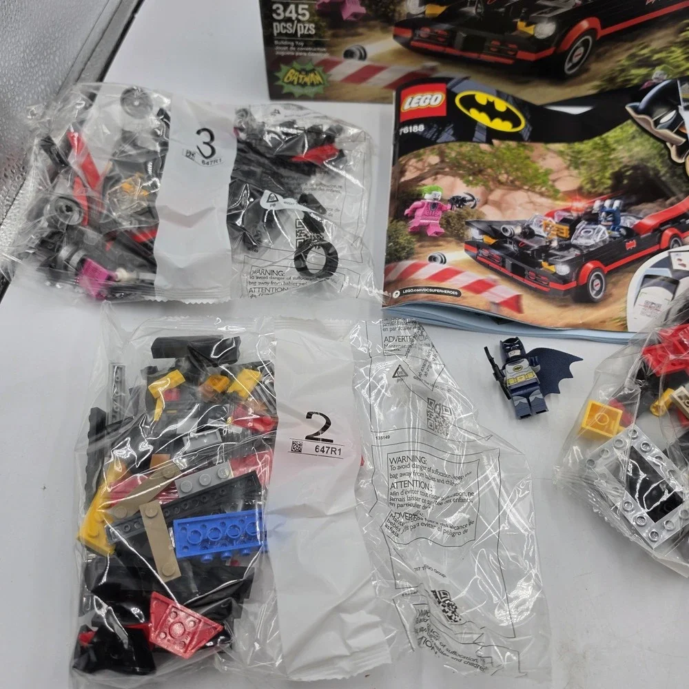 CIB LEGO DC Batman Classic TV Series Batmobile 76188 Batman Joker 345 pcs 2021